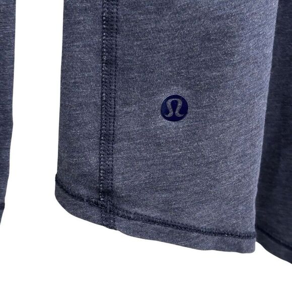 Lululemon Flip Your Dog Long Sleeve II Tee Heathered Hero Blue - Picture 5 of 6